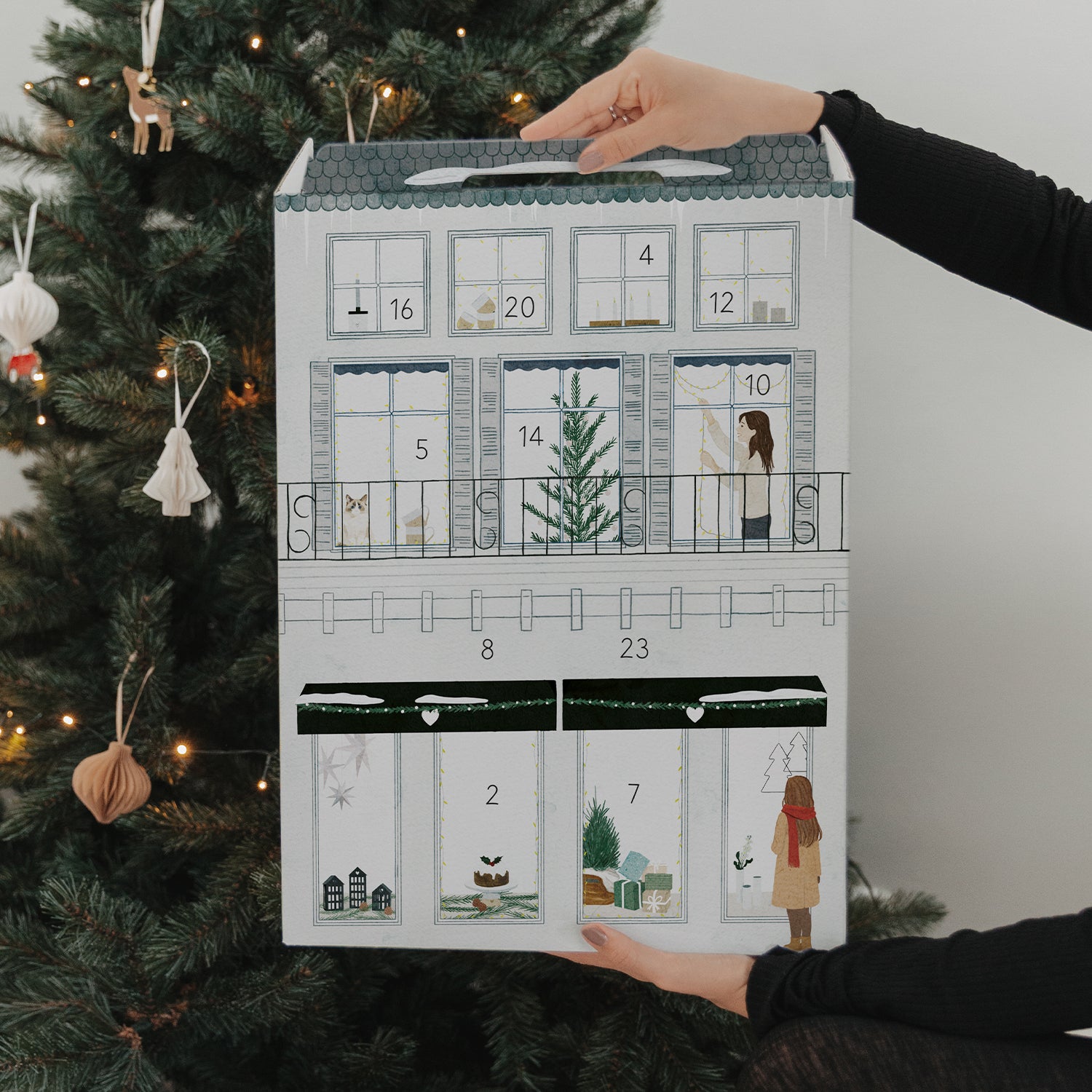 24 kleine Türchen & Fensterchen