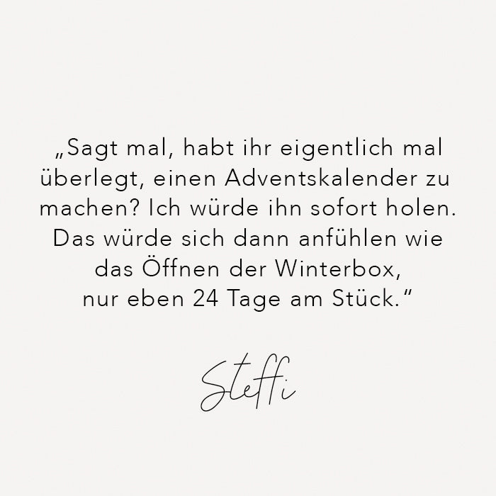 Alles begann mit euch