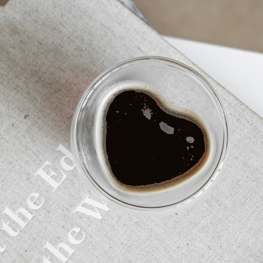 Doppelwandiges Herzglas Herz 200ml | Eulenschnitt