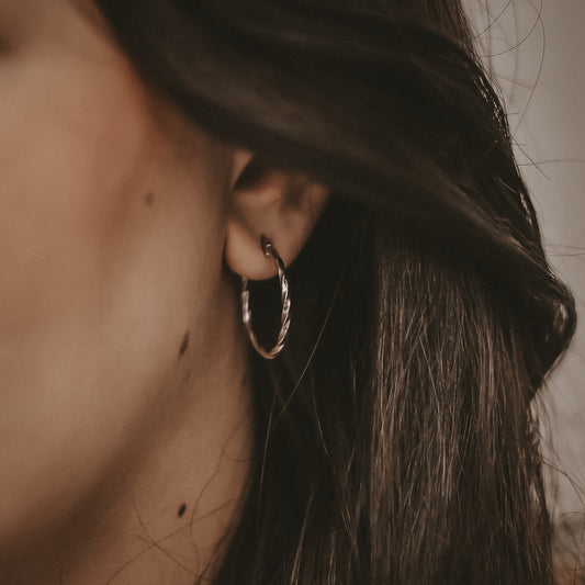 Creole Marina Silber 2,4 cm | Eulenschnitt