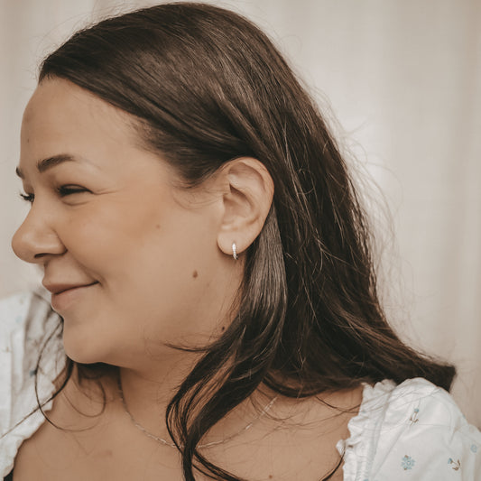 Creole Lara Silber 1,1 cm | Eulenschnitt