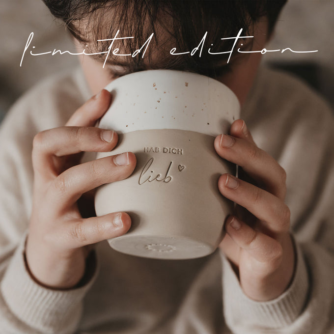 Limitierter Becher Hab dich lieb