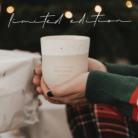 Limitierter Becher All i want for christmas