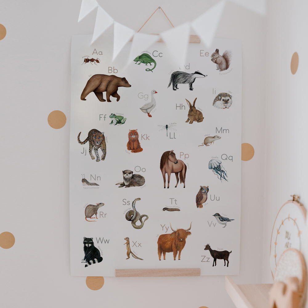 Poster Tier-ABC zum Download