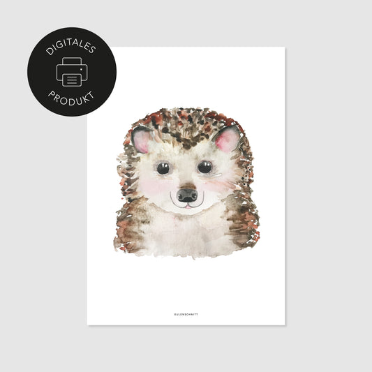 Poster Igel zum Download