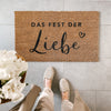 Kokos Fußmatte Fest der Liebe | Eulenschnitt 