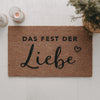 Kokos Fußmatte Fest der Liebe | Eulenschnitt 
