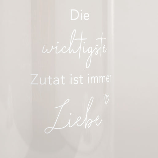 Vorratsglas Liebe 25 cm | Eulenschnitt 