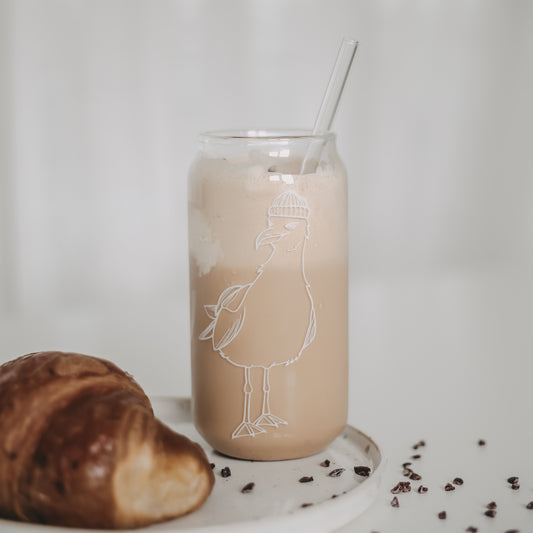 Hohes Trinkglas Möwe | Eulenschnitt 