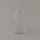 Vase aus Glas groß Schneelandschaft