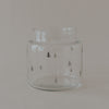 Vase aus Glas mittel Tannen