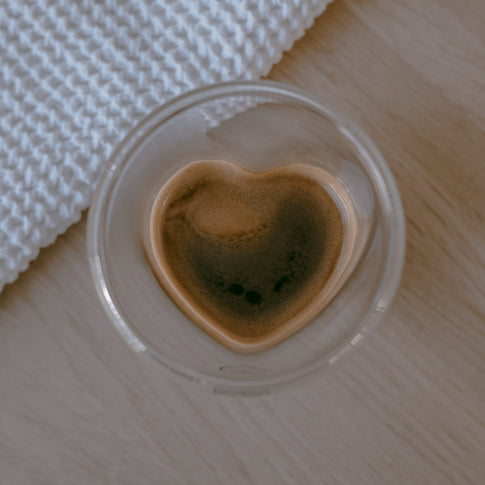 Doppelwandiges Herzglas Herz 100ml