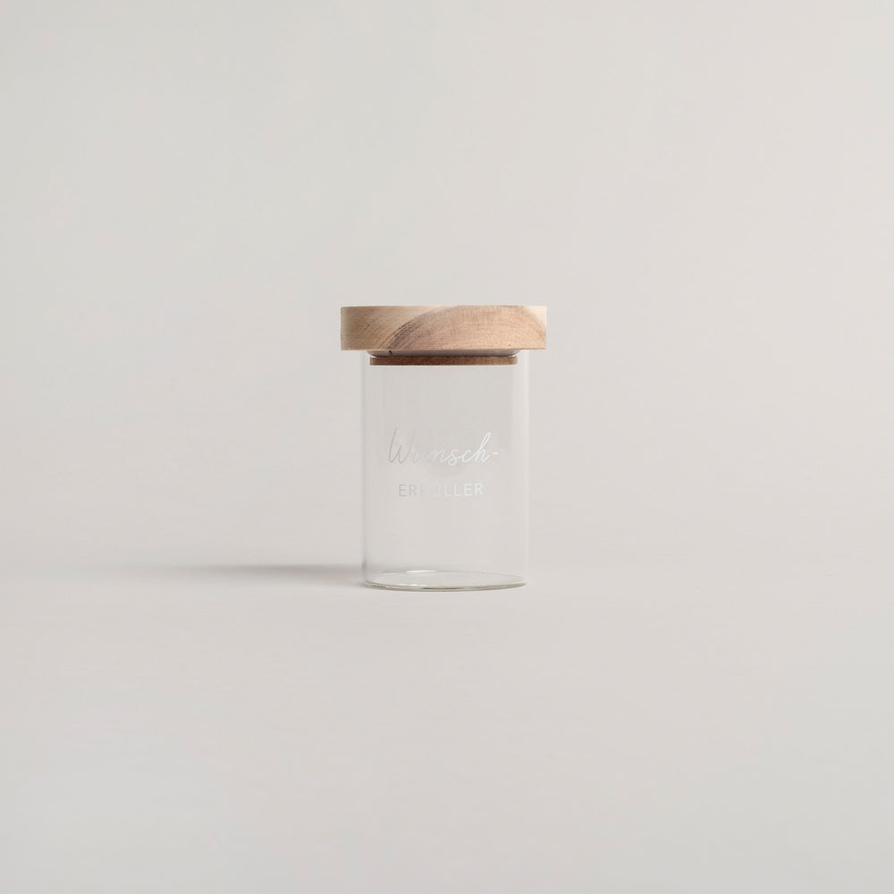 Mini Vorratsglas Wunscherfüller 9 cm | Eulenschnitt 