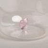 Trinkglas Herzfigur rosa im 4er Set