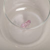 Trinkglas Herzfigur rosa im 4er Set