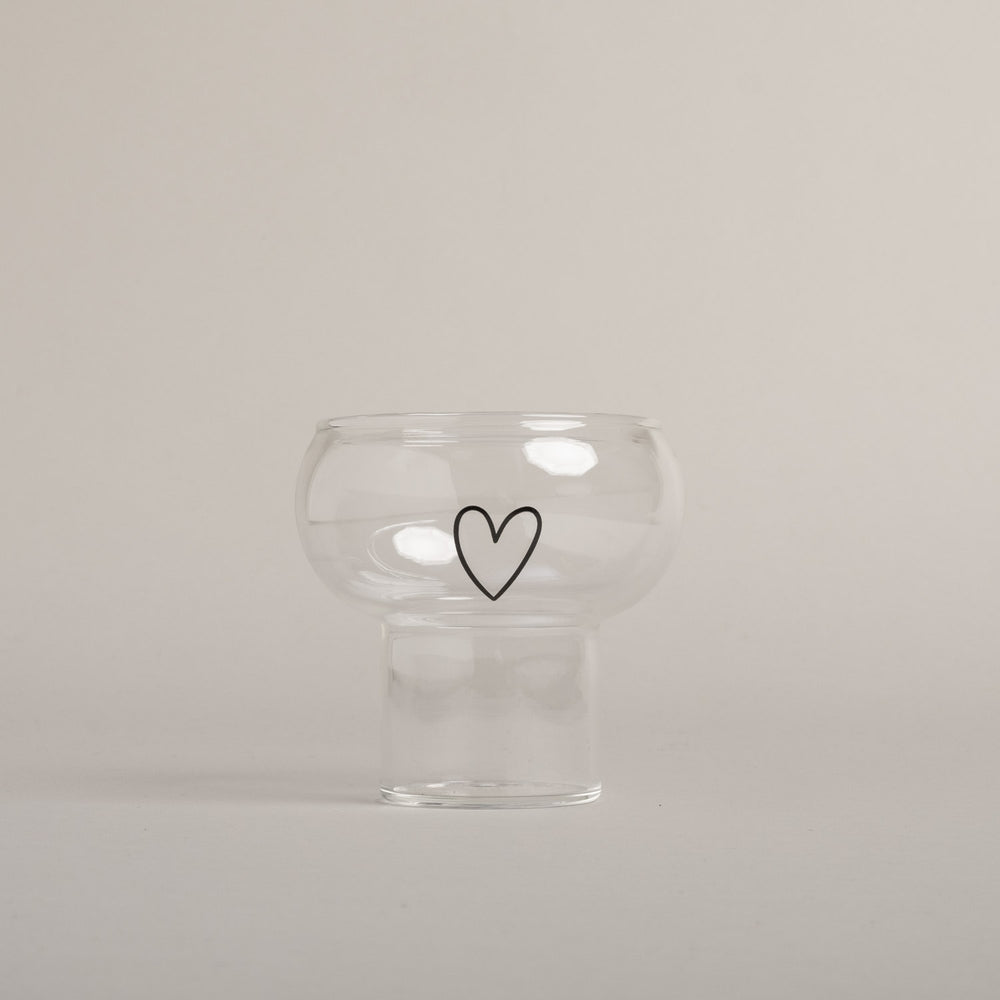Bubble Glas Herz | Eulenschnitt 