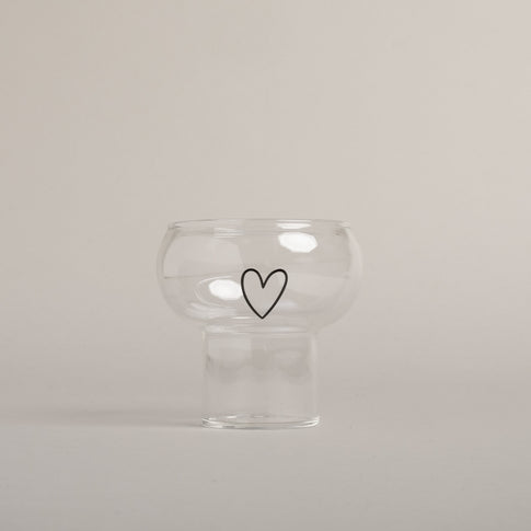 Bubble Glas Herz | Eulenschnitt 