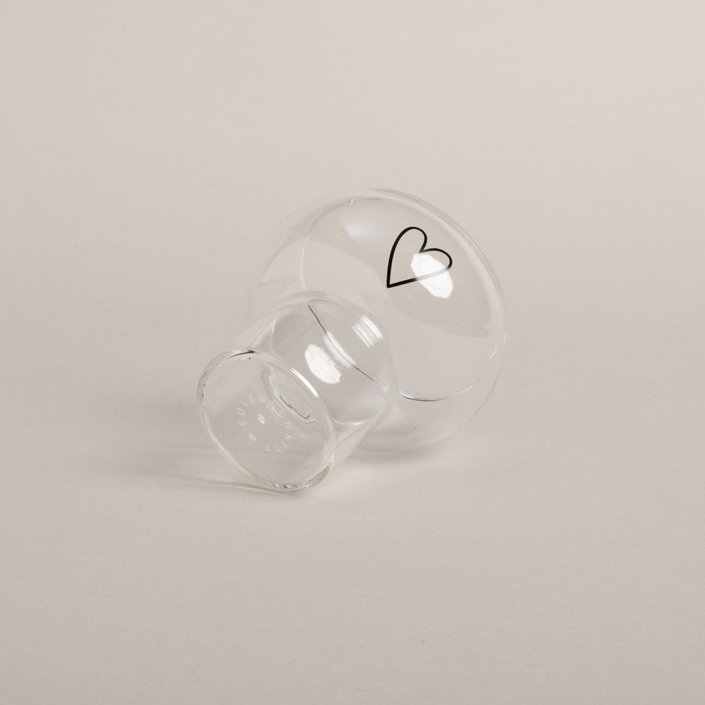 Bubble Glas Herz | Eulenschnitt 