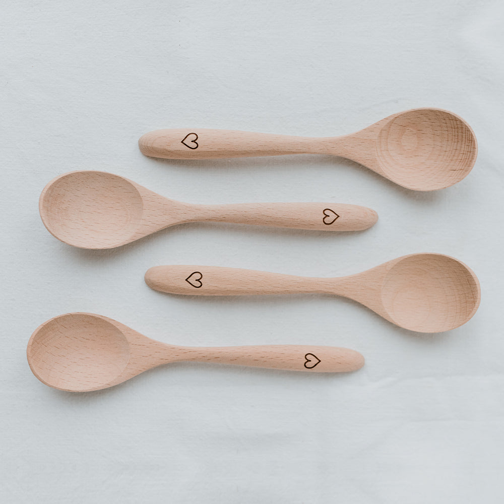 Holzlöffel im 4er Set