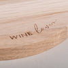 Untersetzer aus Eiche Wine Lover | Eulenschnitt 