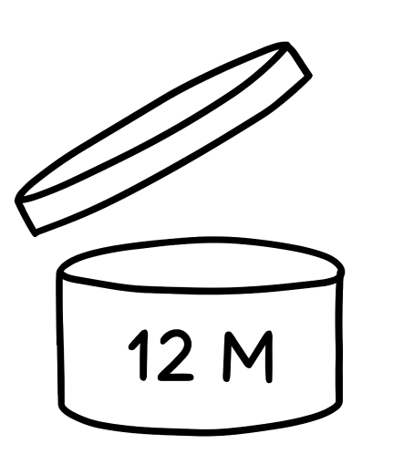 Lange Haltbarkeit