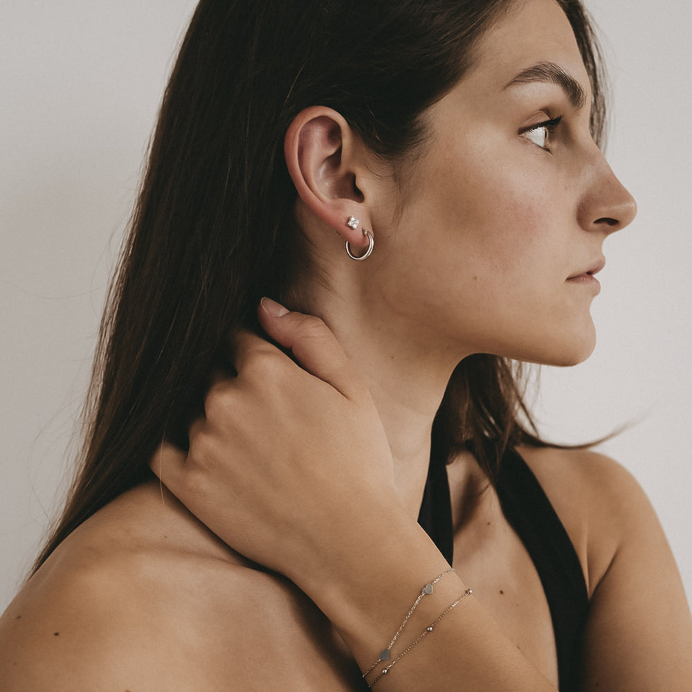 Stecker Sophie Silber | Eulenschnitt 