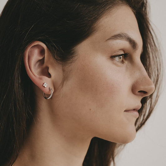 Stecker Sophie Silber | Eulenschnitt 