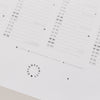 Wandkalender 2026 mit Mondphasen- und Feiertagsübersicht, Monatslayout und Eulenschnitt-Logo in moderner Kreisform.