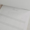 Familienkalender Februar Monatsansicht minimalistisch gestaltet