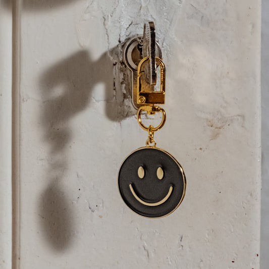 Keychain Smiley Black