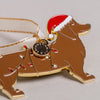 Baumschmuck Weihnachtsdackel | Eulenschnitt 