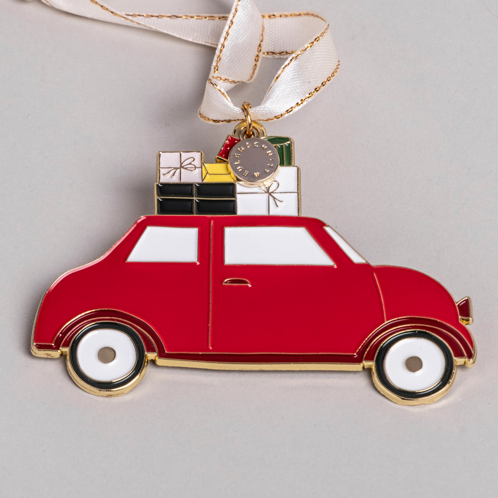 Baumschmuck Weihnachtsauto | Eulenschnitt 