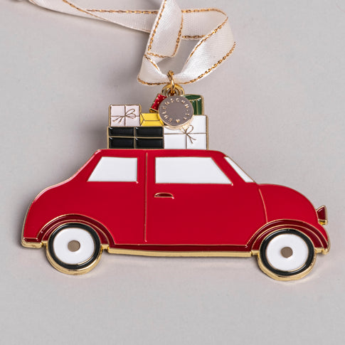 Baumschmuck Weihnachtsauto | Eulenschnitt 