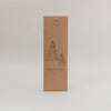 Vorderseite der Verpackung vom Papiertannen 2er Set Natur mit minimalistischer Illustration