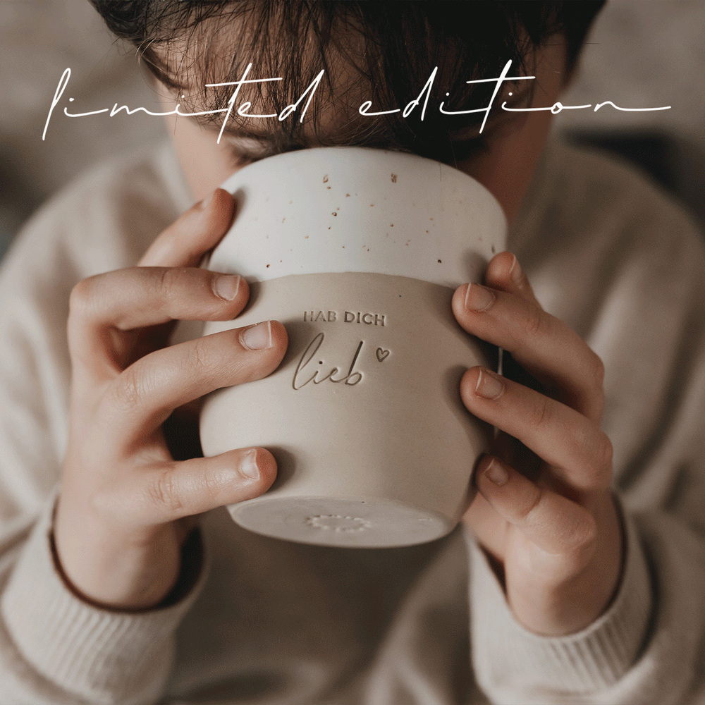 Limitierter Becher Hab dich lieb | Eulenschnitt 