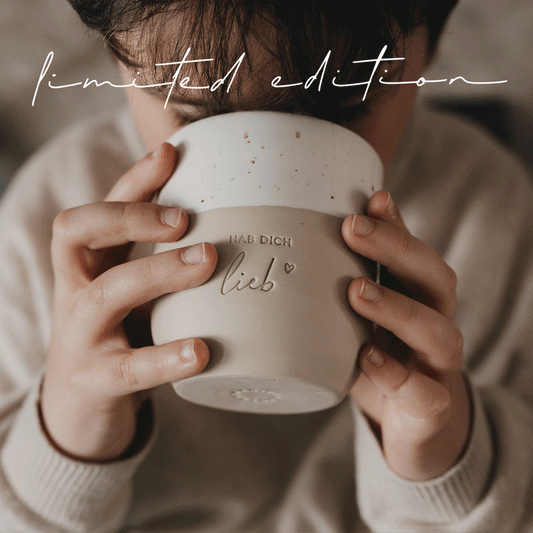 Limitierter Becher Hab dich lieb | Eulenschnitt 