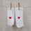 Socken Herz rot