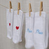 Socken Herz rot