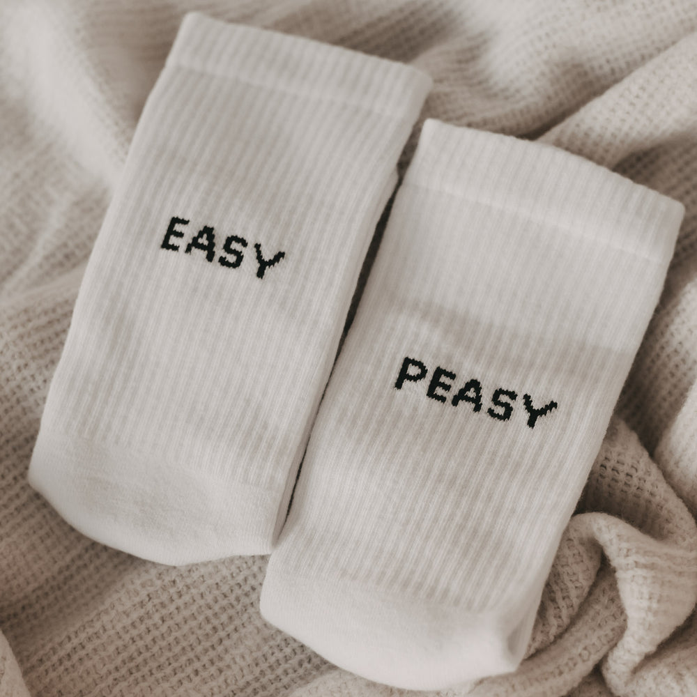 Socken weiß Easy peasy