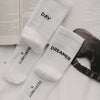 Socken weiß Day Dreamer | Eulenschnitt 
