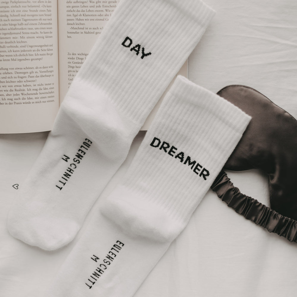 Socken weiß Day Dreamer | Eulenschnitt 