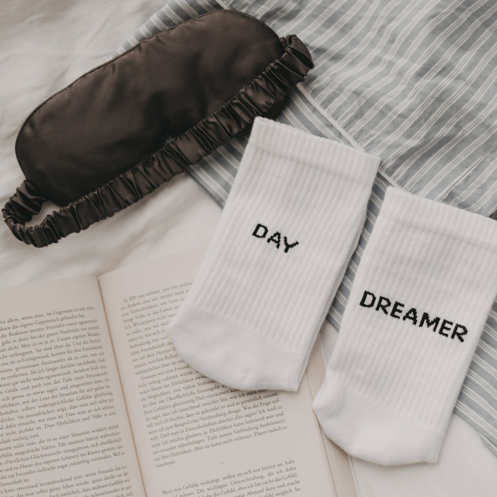 Socken weiß Day Dreamer | Eulenschnitt 