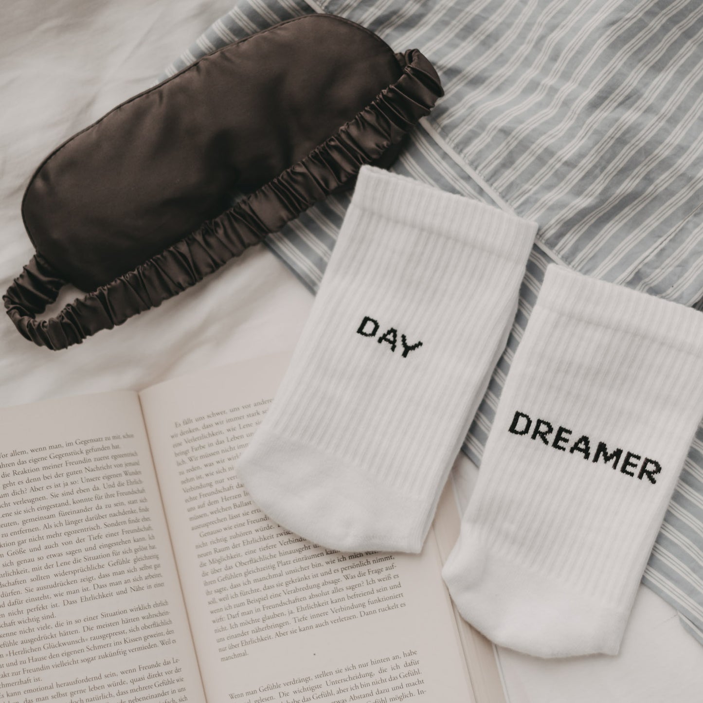 Socken weiß Day Dreamer | Eulenschnitt 