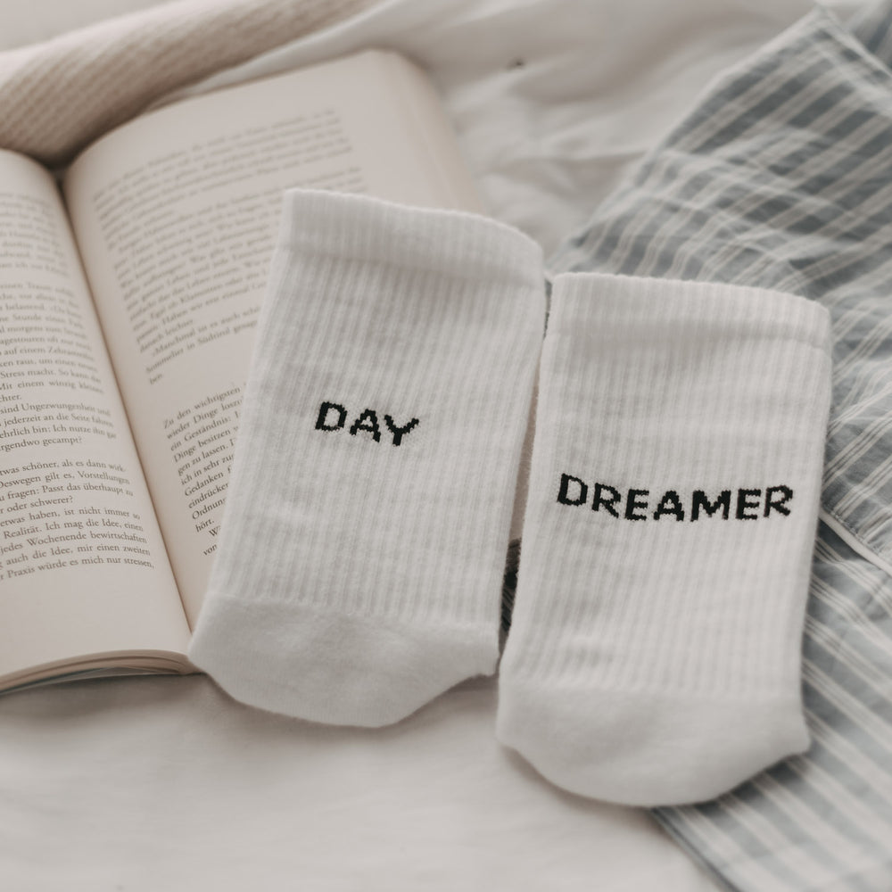 Socken weiß Day Dreamer | Eulenschnitt 