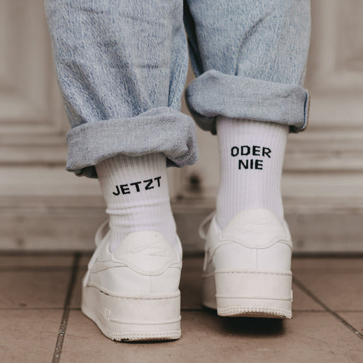 Socken weiß Jetzt oder Nie