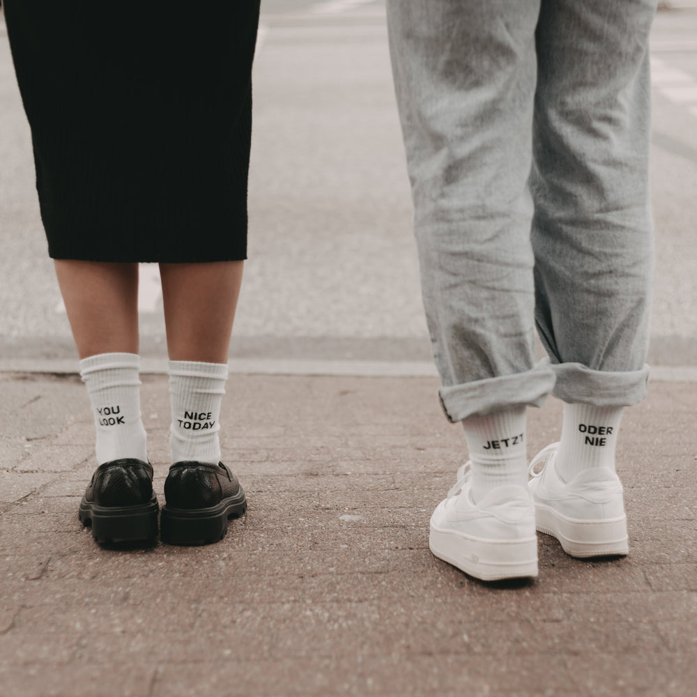 Socken weiß Jetzt oder Nie