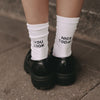 Socken weiß You look nice today | Eulenschnitt 