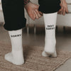 Socken weiß Sorry not Sorry | Eulenschnitt 