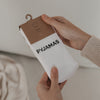 Socken weiß Pyjamas all day | Eulenschnitt 