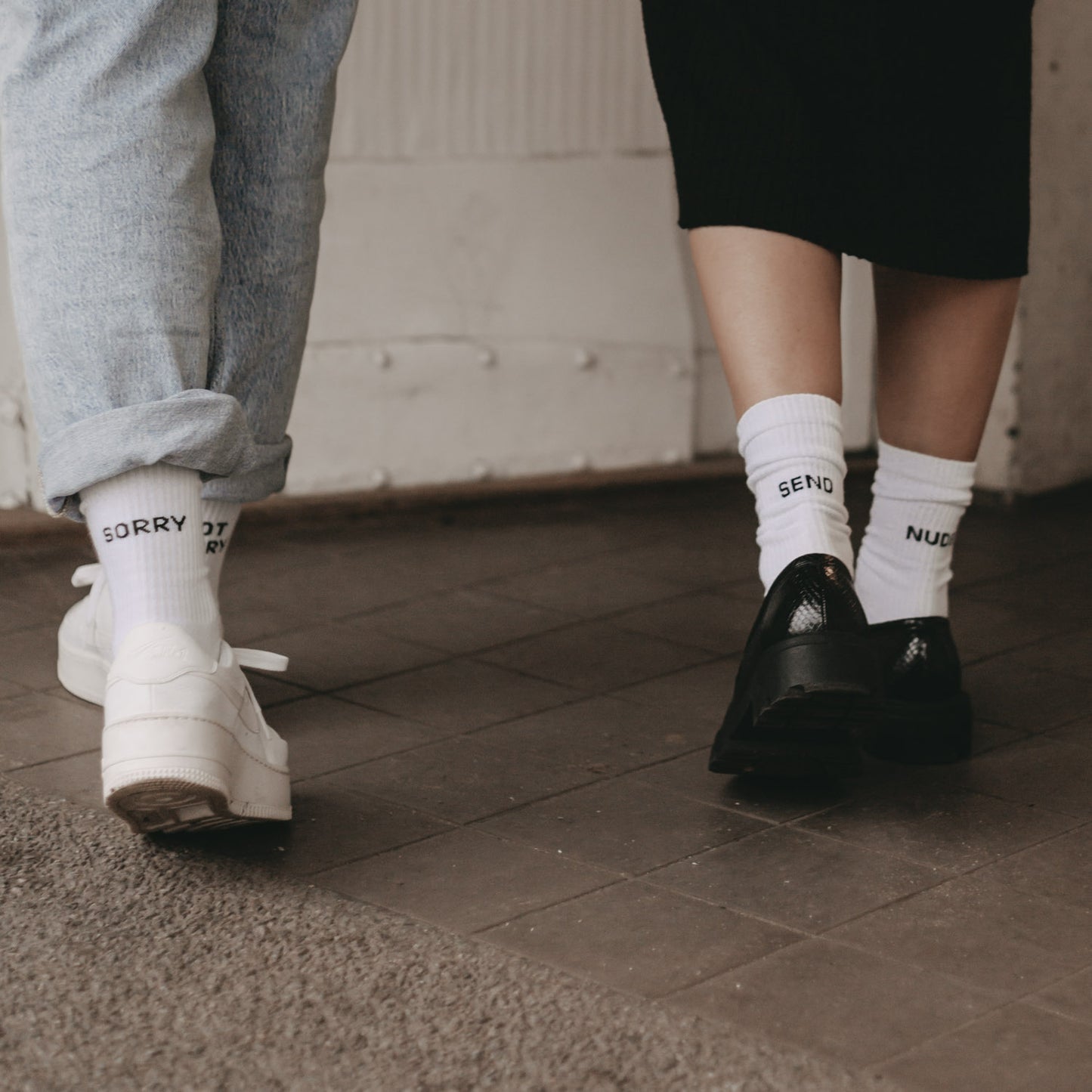 Socken weiß Send nudes | Eulenschnitt 